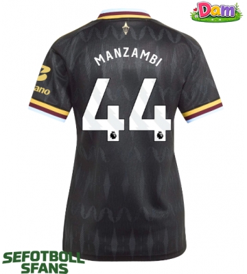 Aston Villa Johan Manzambi #44 Bortatröja Kvinnor 2026-27 Kortärmad